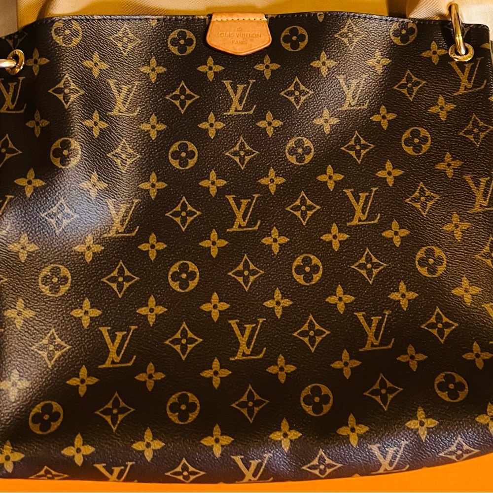 Louis Vuitton LV Graceful PM Handbag Purse Brown shoulder purse - Picture 8 of 16